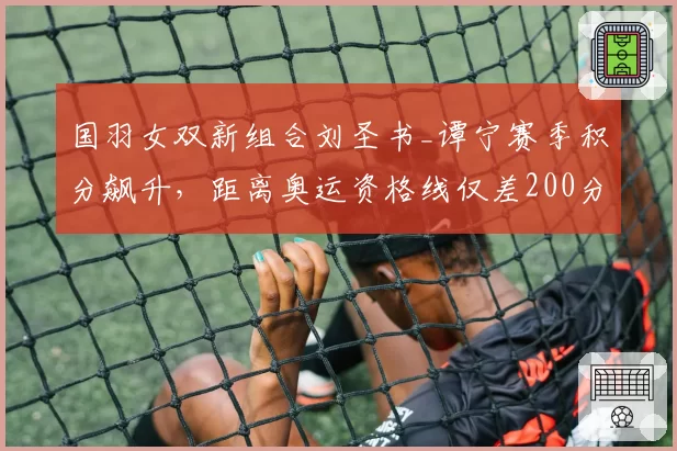 国羽女双新组合刘圣书_谭宁赛季积分飙升，距离奥运资格线仅差200分